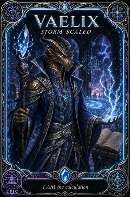 Vaelix, an Epic card example