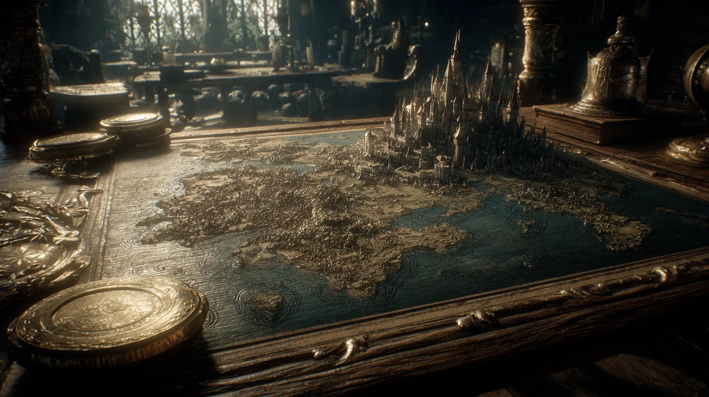 Interactive World Map concept art